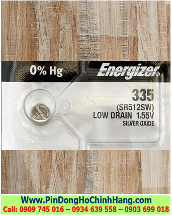 Energizer SR512SW, Pin 335